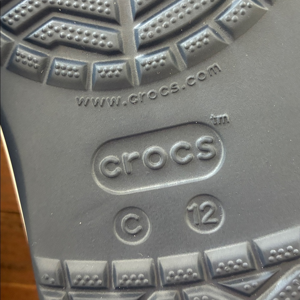 BUNDLE! N E W CROCS Kids Water Shoes - Black, White, and Navy. Sz12 - Picture 5 of 5